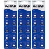 Батарейка HYUNDAI AG4 Blister 10 таблетка 7008004