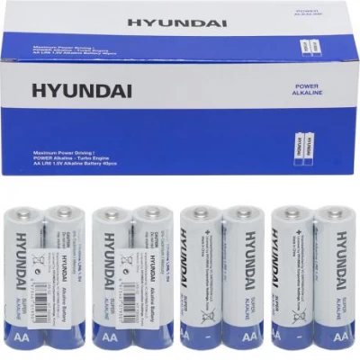 Батарейка HYUNDAI LR06 AA Shrink 2 Alkaline 7006003