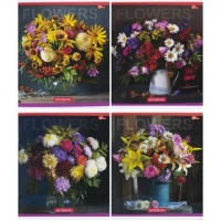 Тетрадь цветная 96 листов, линия 3415 D