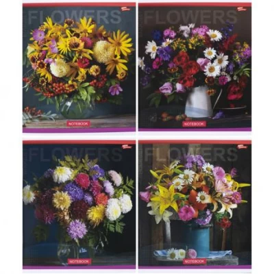 Тетрадь цветная 96 листов, линия 3415 D