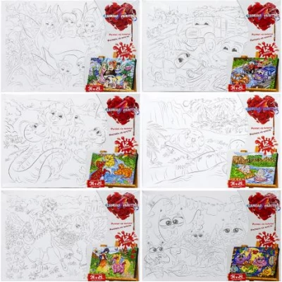 Розпис на полотні Canvas Painting 21см*31см ДТ-ОО-09305