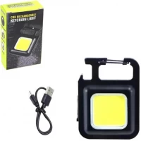 Ліхтар-брелок 23г COB LED акумуляторний з магнітом та карабіном C001-S