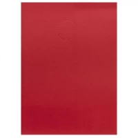 Блокнот А5 на скобі 36л., клітка ВА5936К Червоний