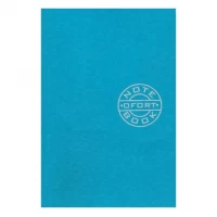 Книга записна А6 Графіка 36л., чистий лист, скоба Блакитна ЗК6836