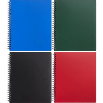 Книжка записная В5 80л., пласт.обкл., спираль ТВ5380 микс