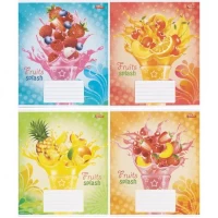 Тетрадь цветная 12 листов, линия 3500 D