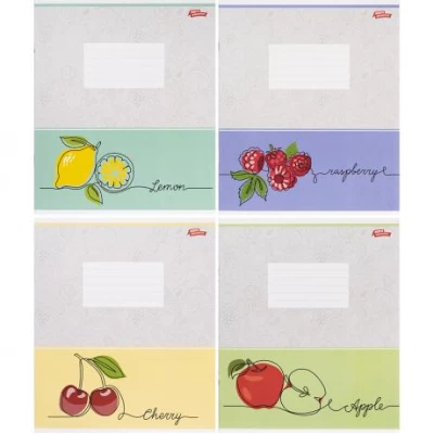 Зошит кольоровий 18 аркушів, лінія 3439D