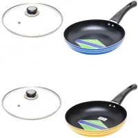 Сковорода з кришкою, антипригарне покриття 22х4, 5см 367-2