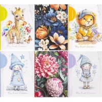 Блокнот 10,5*14,8см "Мандарин" 48 листов, интегр. обкл., ячейка 227160/БК015/1-8