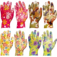 Рукавички прогумовані  з малюнком 37182 с обливом