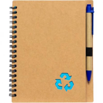 Блокнот В6 на спіралі 64ар. з ручкою JX004/006 Блокнот В6 на спіралі 64ар. з ручкою JX004/006