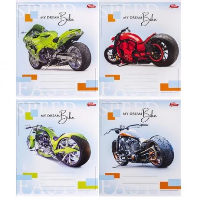 Зошит кольоровий 24 аркуші, лінія 3516 M