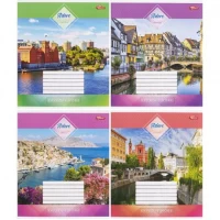 Зошит кольоровий 12 аркушів, клітинка 3437 N