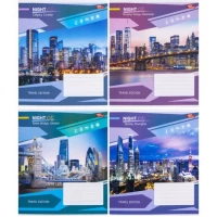 Зошит кольоровий 12 аркушів, клітинка 3457  N