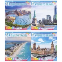 Зошит кольоровий 96 аркушів, клітинка 3572 N