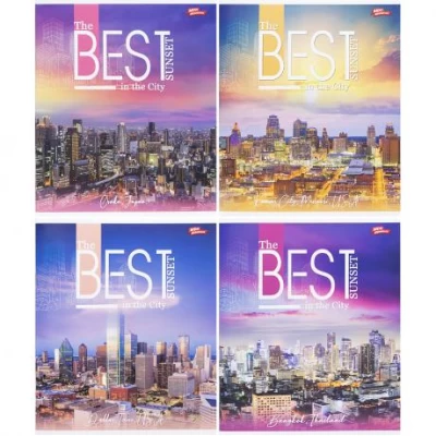 Зошит кольоровий 96 аркушів, клітинка 3575 N