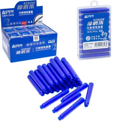 Капсулы к перьевой ручке "пишет-стирает" синие 5406 Капсулы к перьевой ручке "пишет-стирает" синие 5406