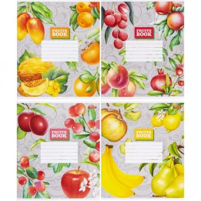 Тетрадь цветная 12 листов, линия 3370 N