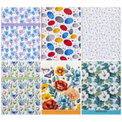 Блокнот 14,5*19,7см Мандарин 48 ар., інтегр. обкл., матова лам., клітинка 227504/БК018/1-8 Блокнот 14,5*19,7см Мандарин 48 ар., інтегр. обкл., матова лам., клітинка 227504/БК018/1-8