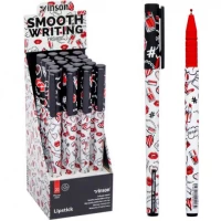 Ручка масляна VINSON Lipstick синя A8