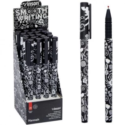 Ручка масляна VINSON Hanna синя A71