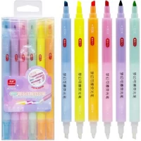 Набір фломастерів 6 кольорів пише-стирає HD24-6