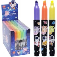 Набір текстовидільників 6 кольорів Космос H609-6