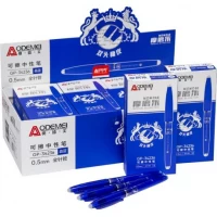 Ручка пише-стирає 34236 синя