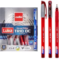 Ручка масляная "Trio DC" Cello CL-8-60 красная