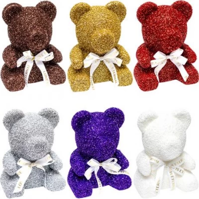 Мишка блестящий 23*33*25 6279-7 Мишка блестящий 23*33*25 6279-7