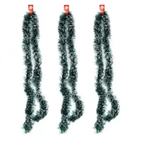 Дощик зелений/білий 2м D9см 6279-9W