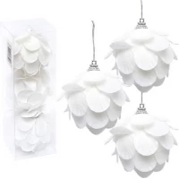 Набор елочных игрушек 3шт "Шишки" HL23SF-174