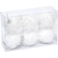 Набір ялинкових іграшок 6шт Кулі D5.5см HLRM6-2663