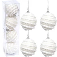 Набор елочных игрушек 4 шт "Шары" D6см HL23A-57