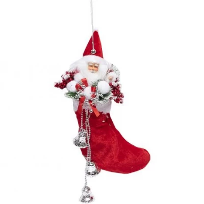 Украшение Декор "Сапожок с украшением" 20*35см 23K-113