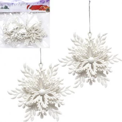 Набір ялинкових прикрас 2шт 12*12см HL22-23 Набір ялинкових прикрас 2шт 12*12см HL22-23