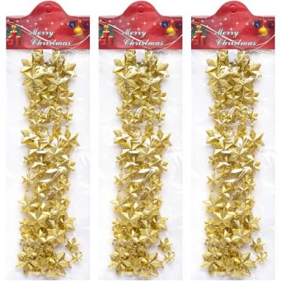 Декоративные бусы на елку "Звездочки" XYA-56-2.7м