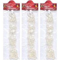 Декоративные бусы на елку "Льдинка" XYA099-2.7м