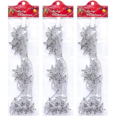 Декоративные бусы на елку "Звездочки" XYA-319-2.7м