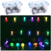 Гірлянда Smart RGB с пультом Лампа Ретро кольорова USB 20шт кольорова в боксі 9м D-57