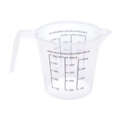 Склянка мірна пластикова 500мл