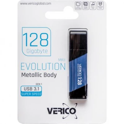 Флешка Verico USB 128Gb MKII Navy Blue USB 3.1 603891 Флешка Verico USB 128Gb MKII Navy Blue USB 3.1 603891