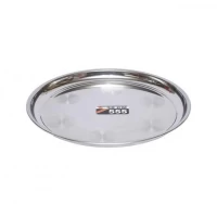 Піднос D30см металевий круглий (потовщена пластина) 08-300-2