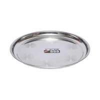Піднос D35см металевий круглий (потовщена пластина) 08-350-2