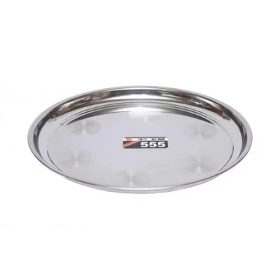 Піднос D35см металевий круглий (потовщена пластина) 08-350-2