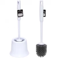 Щітка-йорж силіконова для унітазу з підставкою 6013