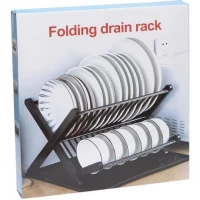 Сушарка для посуду настільна складана 39*36*26см 261-22