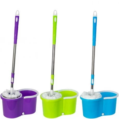 Набір для прибирання відро з віджимом та швабра 331-4 Набір для прибирання відро з віджимом та швабра 331-4