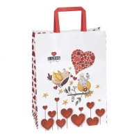 Пакет паперовий КРАФТ білий 25х15х34, 5см KGB 253415-27 Пакет паперовий КРАФТ білий 25х15х34, 5см KGB 253415-27