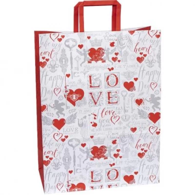 Пакет паперовий КРАФТ білий 32х15х42см KGB 324215-31 Пакет паперовий КРАФТ білий 32х15х42см KGB 324215-31